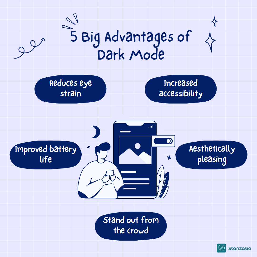 5 Big Advantages of Dark Mode