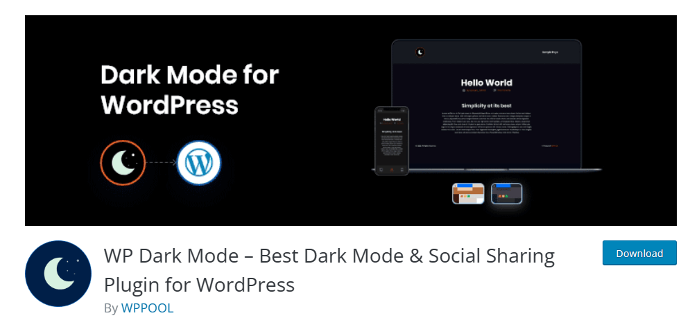 WP Dark Mode Plugin for WordPress