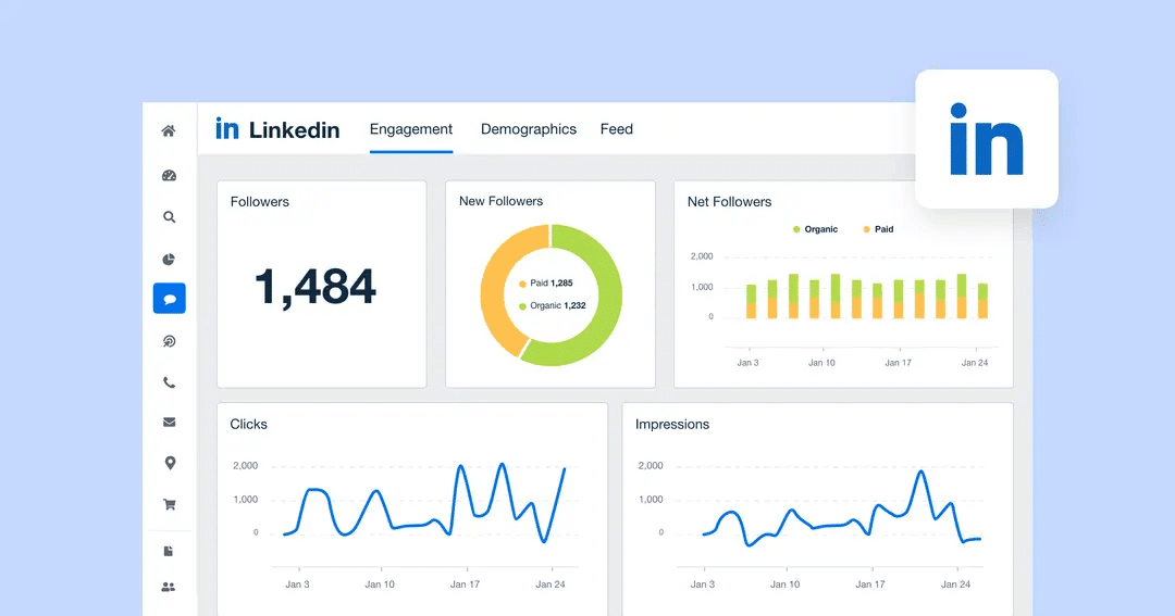 LinkedIn Analytics Dashboard