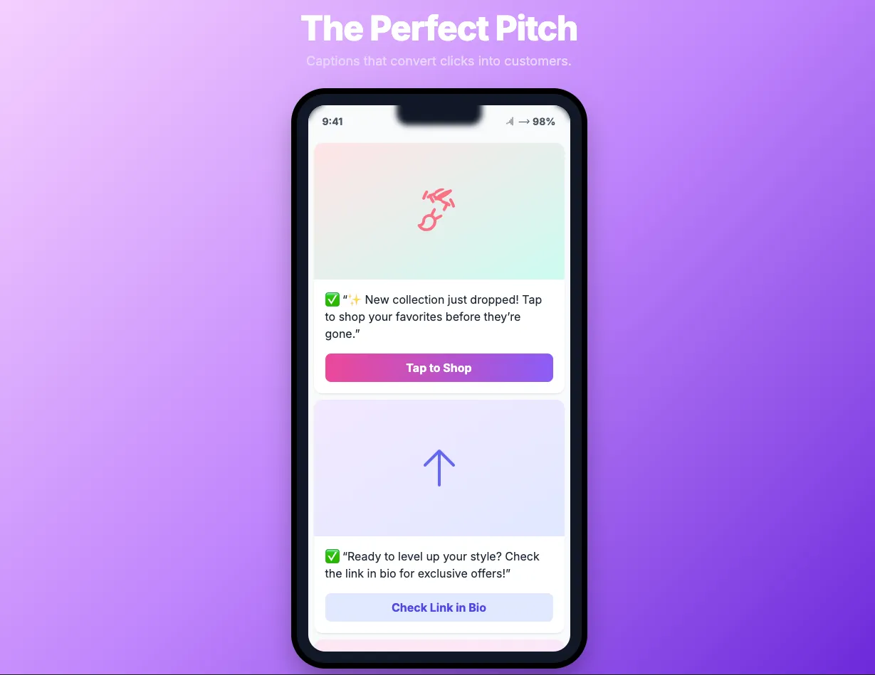 Examples of ChatGPT captions for Instagram that are for promotional campaigns.