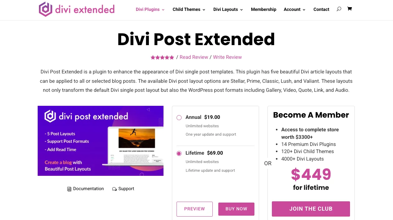 Divi Post Extended plugin from Divi Extended