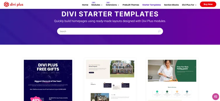 Divi Plus Templates