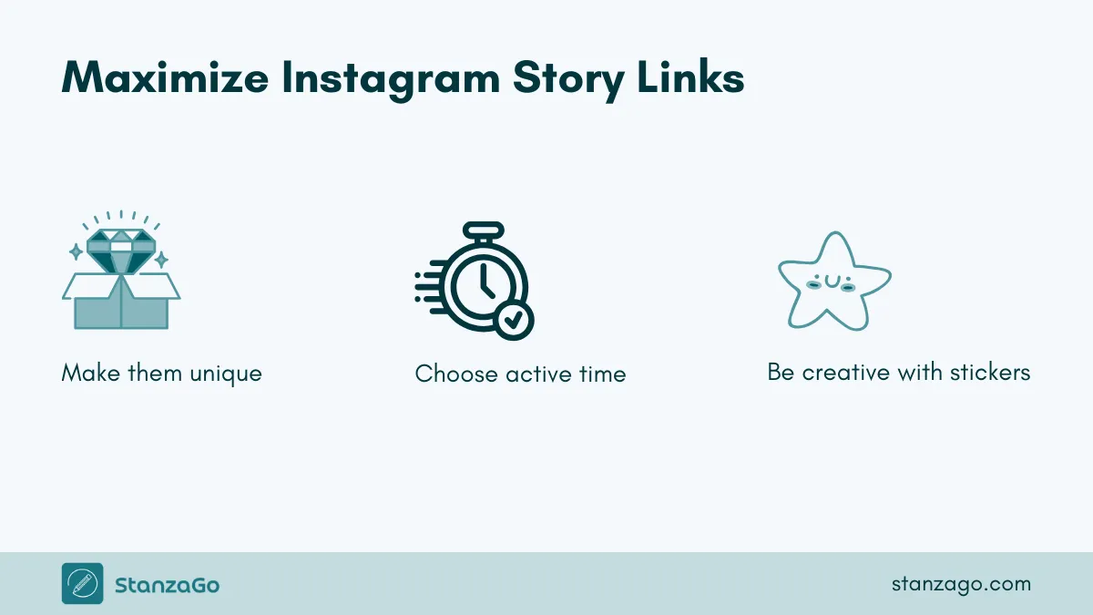 How to make the most click through links on Instagram Stories.