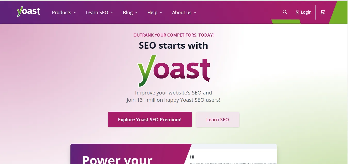 Yoast readability analyzer tool
