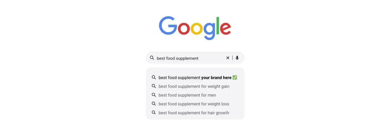 Example of Google Autosuggest.
