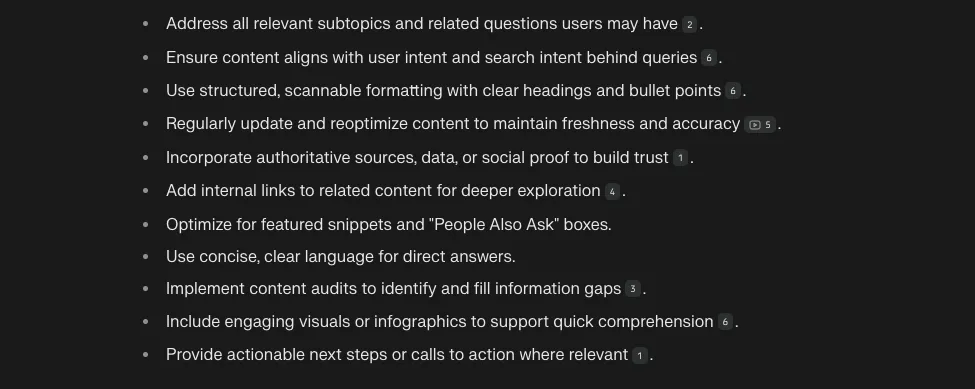 Additional AEO strategies for a SaaS.