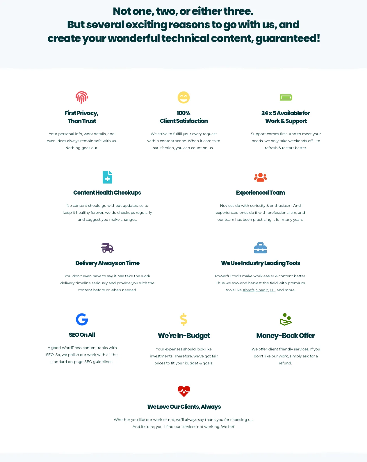 More benefits of choosing StanzaGo content services.