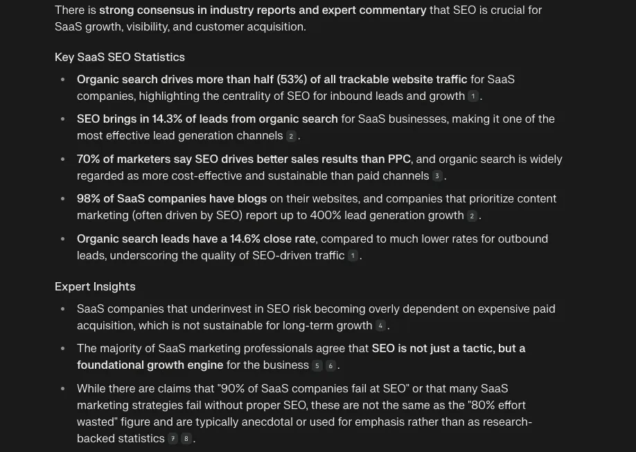 Why SEO is essential for a SaaS launch plan.