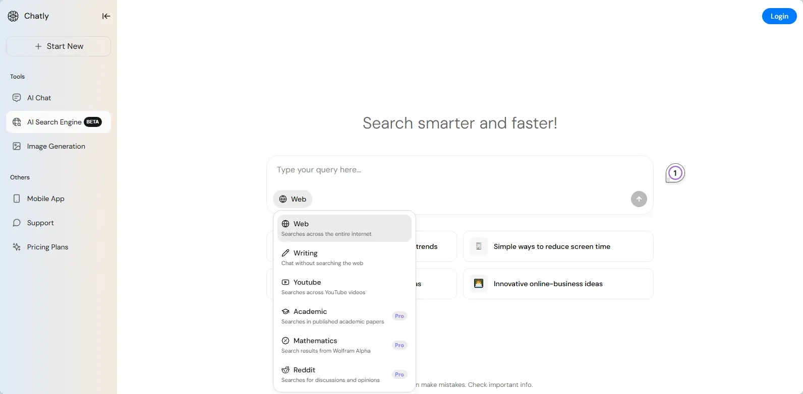Chatly AI tool.