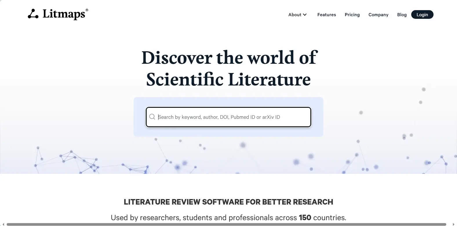 Litmaps AI tool for Scientific Literature.