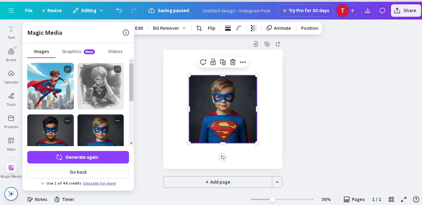 Characters created using Canva AI