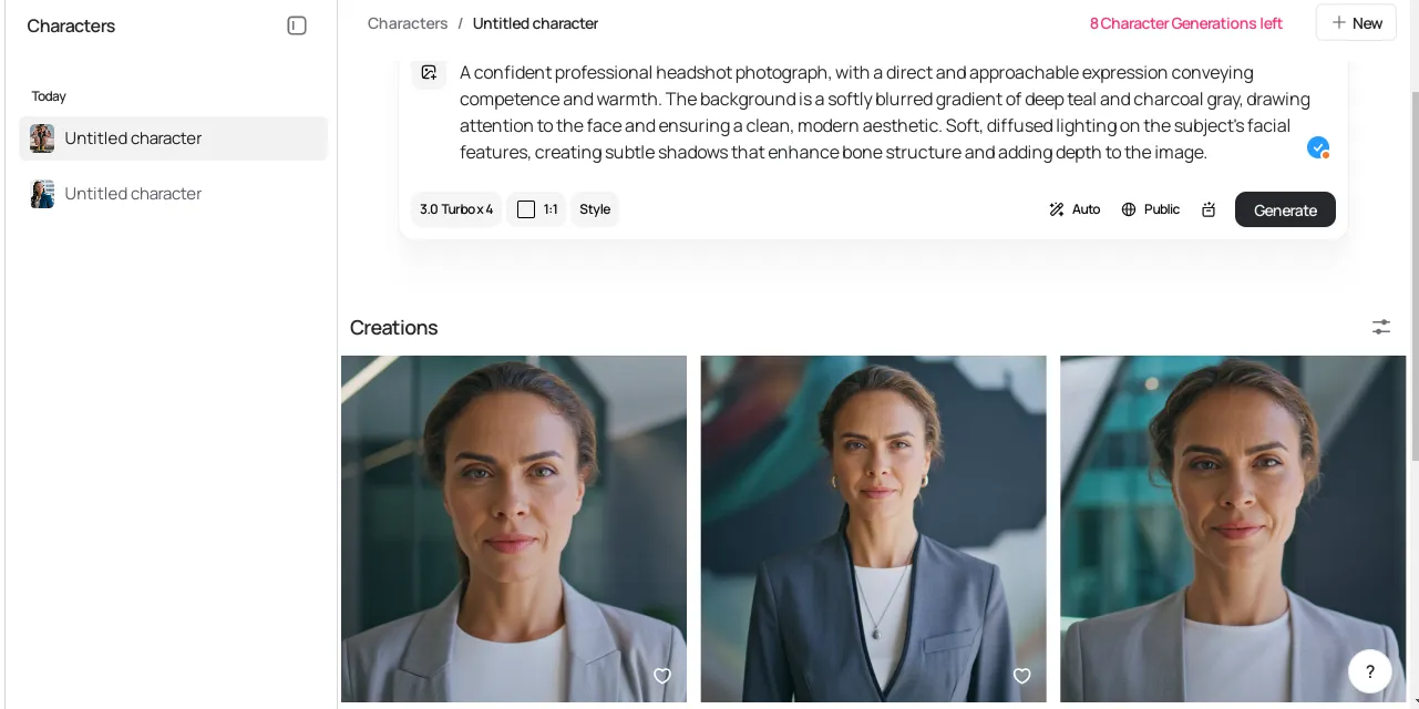 Generated characters by Ideogram AI.