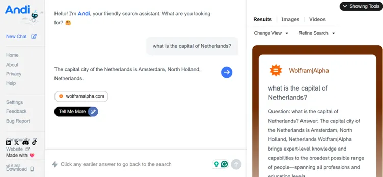 Basic answer generated by Andi Search.