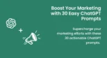 A post on ChatGPT prompts for marketing