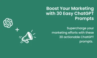 A post on ChatGPT prompts for marketing