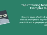 Best examples of training manual