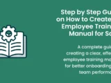 A comprehensive guide to create an employee training manual