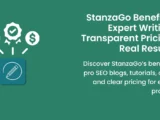 The list StanzaGo services benefits.