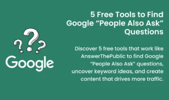 A comprehensive article on People Also Ask tools and AnswerThePublic alternatives