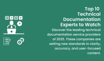 List of technical documentation services providers.
